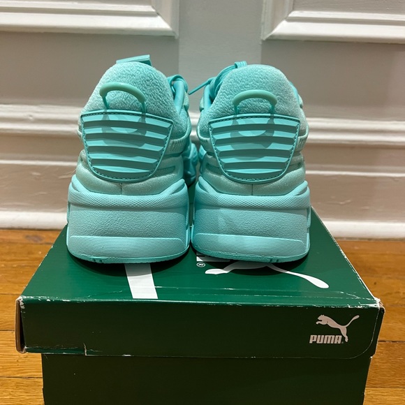 Puma RS-X running sneaker monochrome turquoise size 10 - Picture 6 of 8